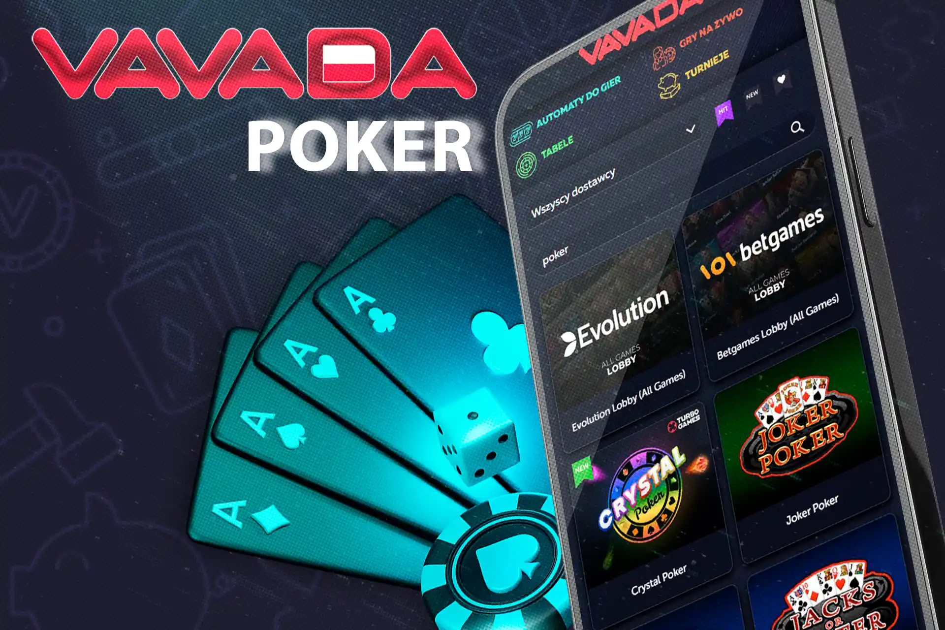 Zagraj w wiele rodzajów pokera w kasiinos Vavada