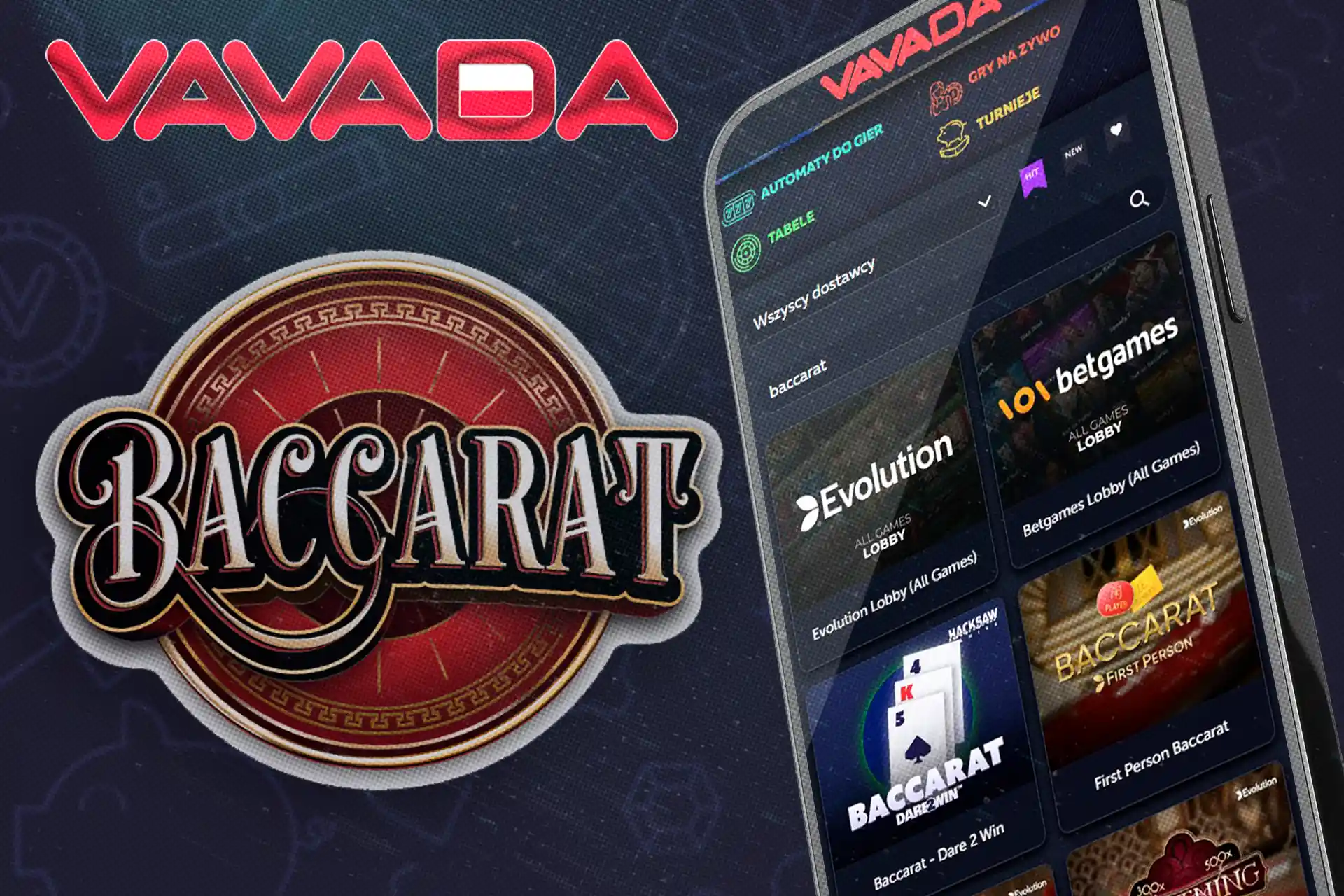 Wiele opcji mängud w bakarat w naszym kasiinos