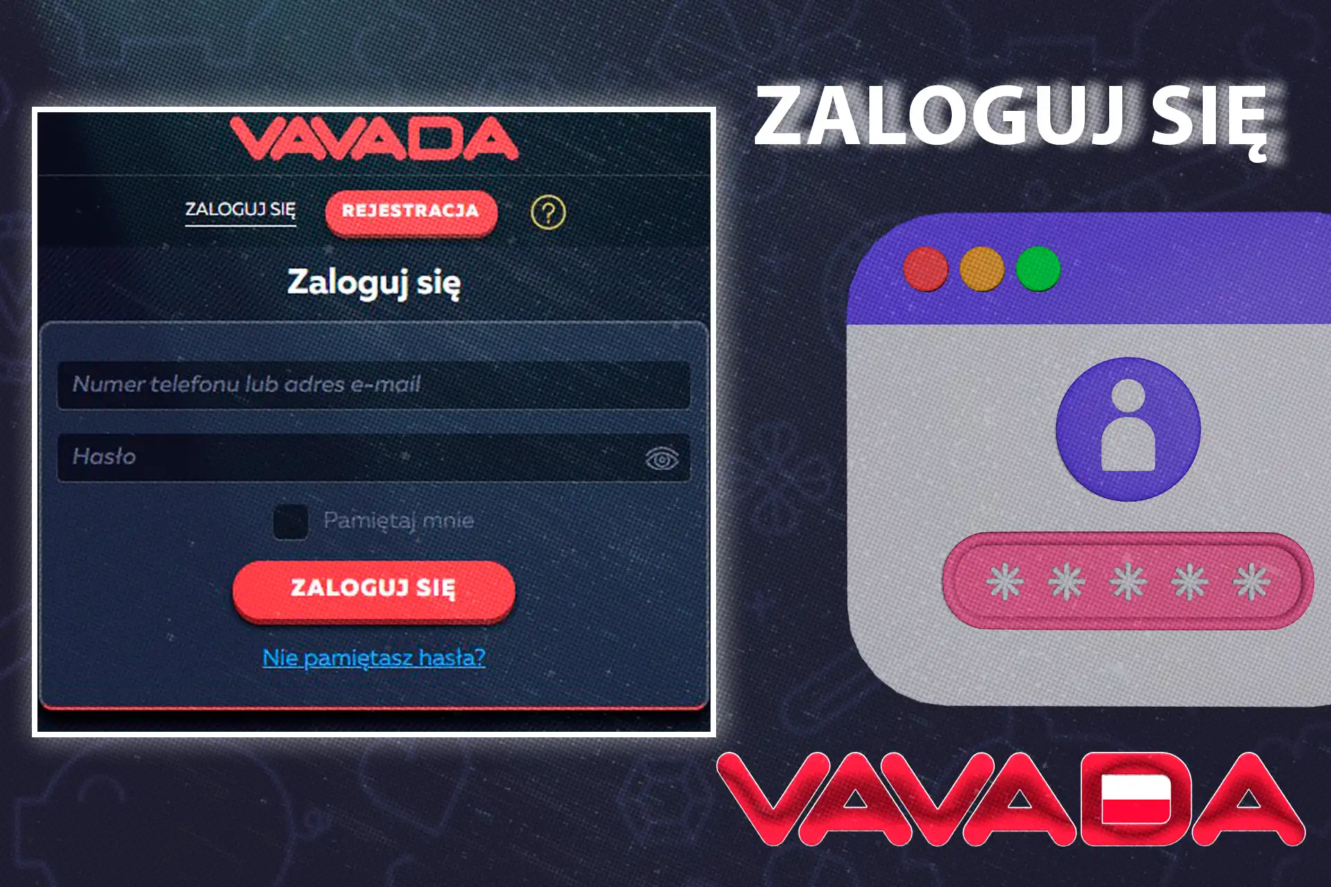 Przejdź läbi prosty proces logowania się do swojego konta na naszej stronie internetowej.