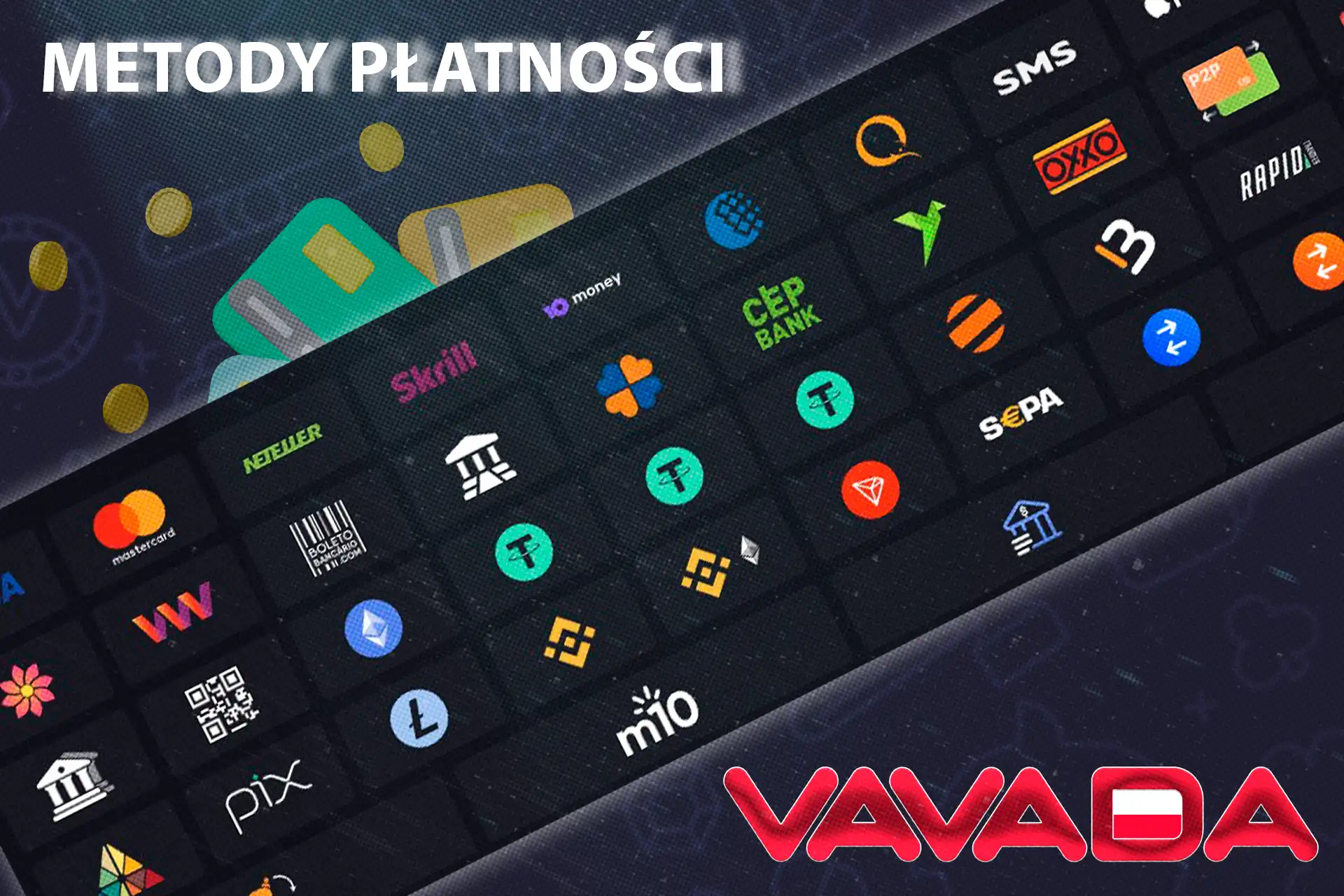 Wiele metod wpłat i wypłat w kasiinos Vavada